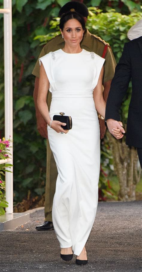 meghan markle white gown